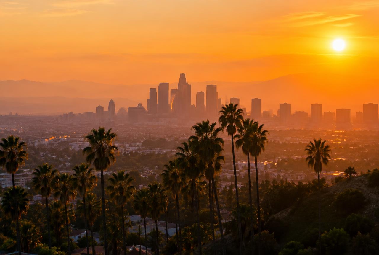 Los Angeles travel scene
