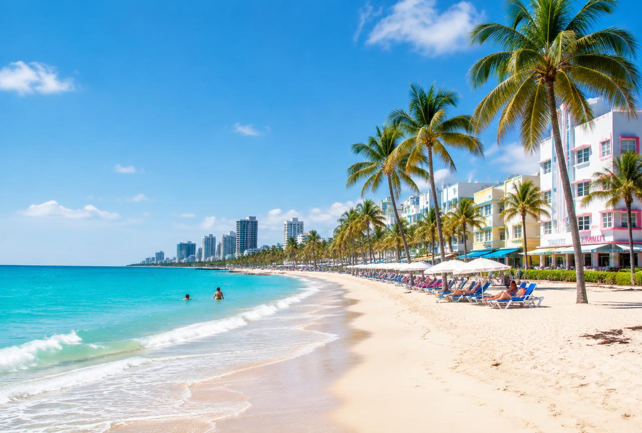 Miami travel scene